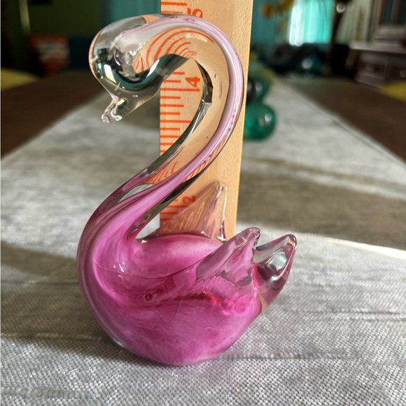 Small glass Swan - Picture 4 of 4